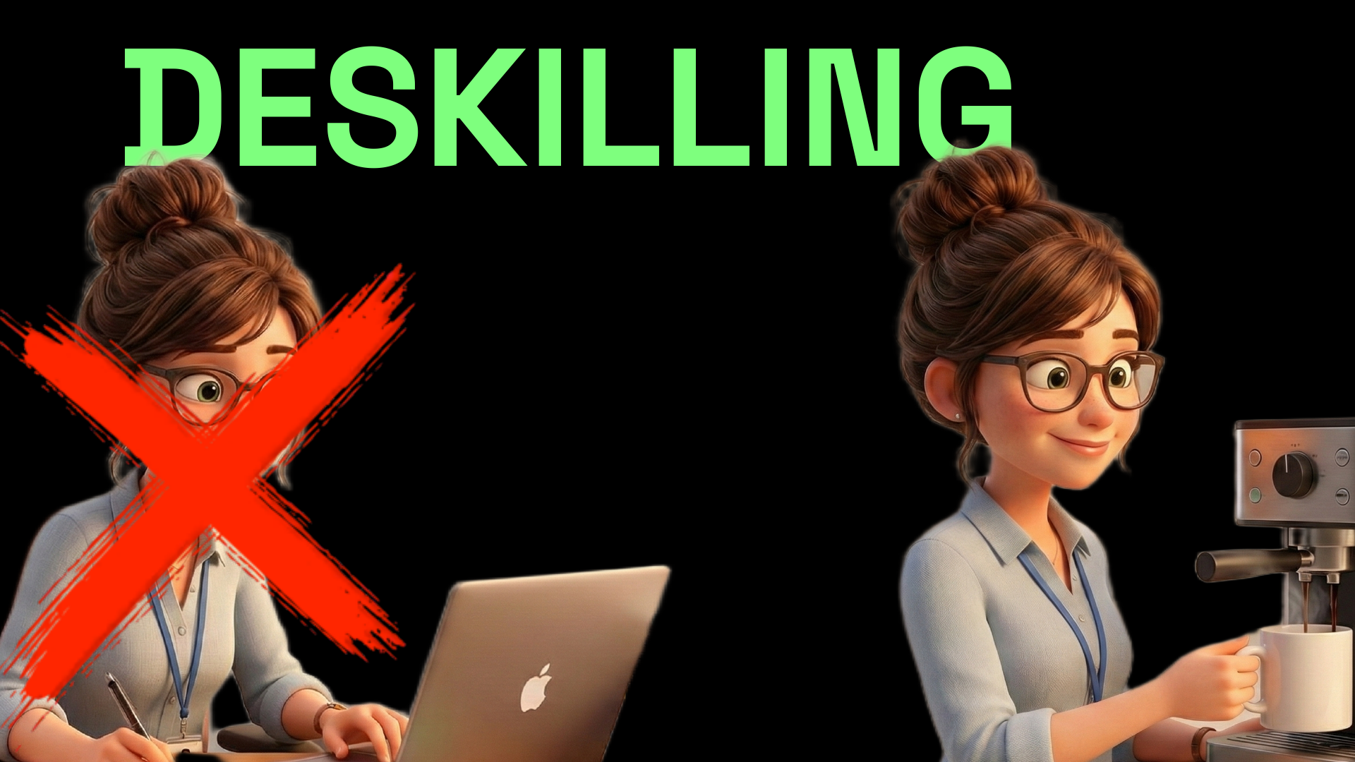 10 AI Trends slide 69: DESKILLING