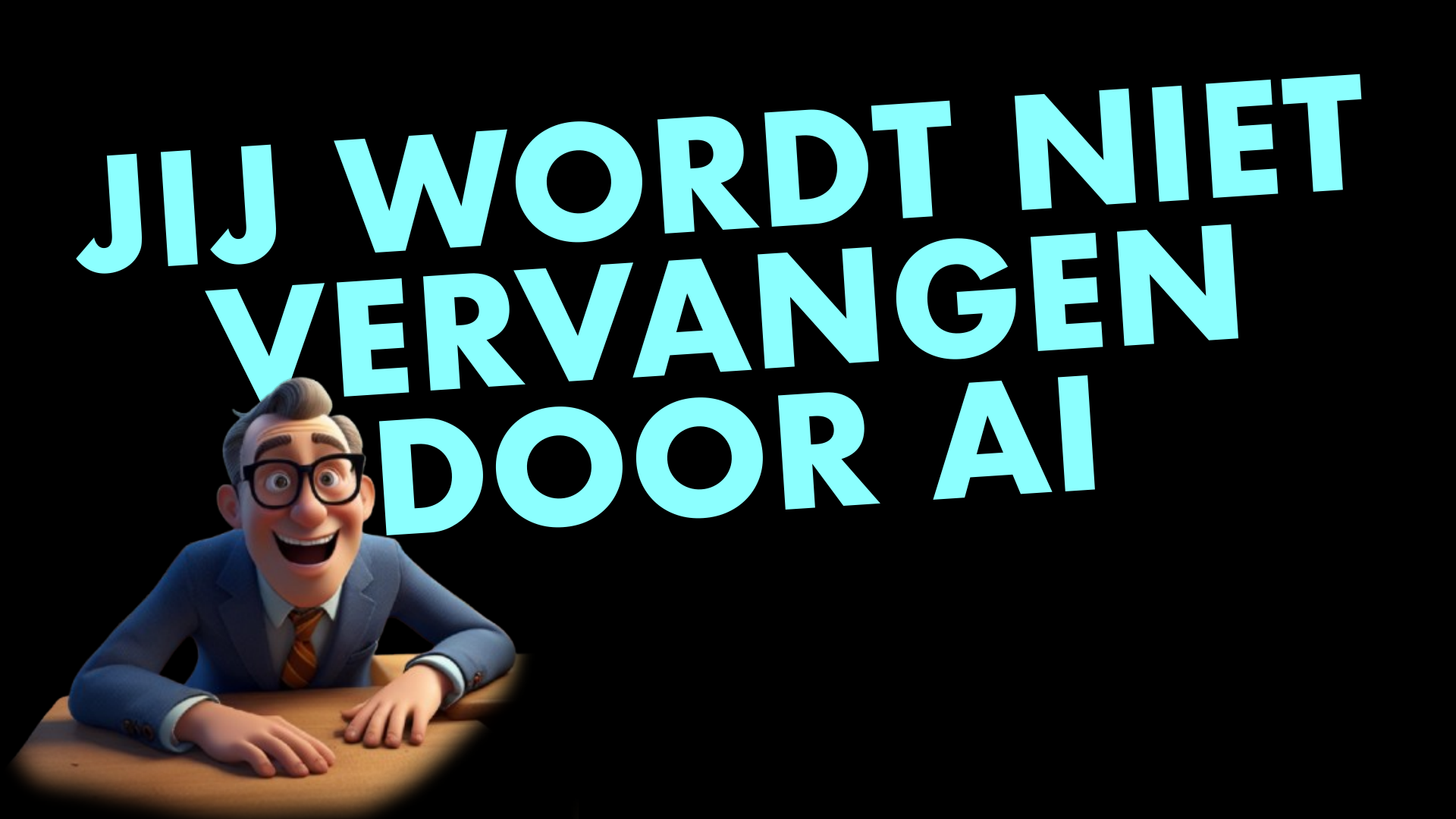 BDO slide 39: JIJ WORDT NIET VERVANGEN  / DOOR AI