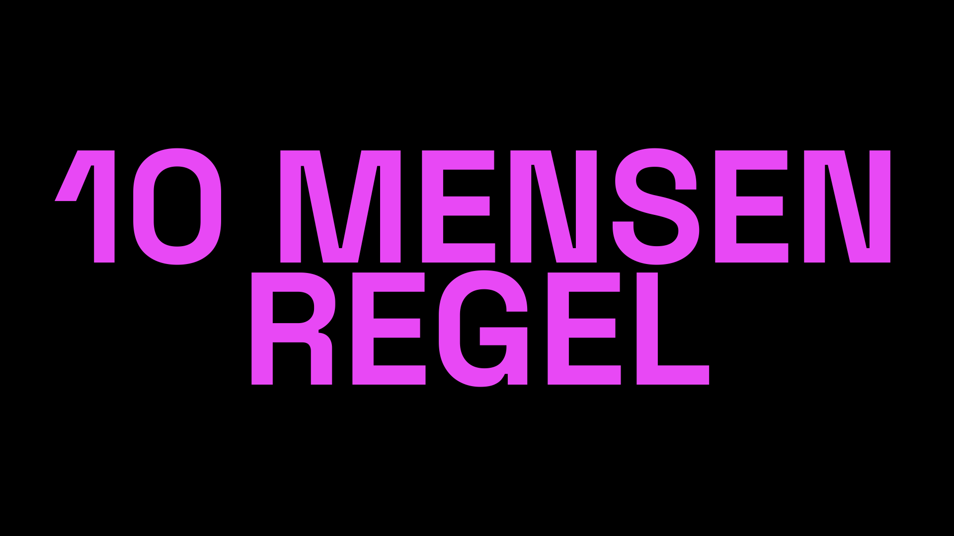 De Grote Verandering slide 76: 10 MENSEN REGEL