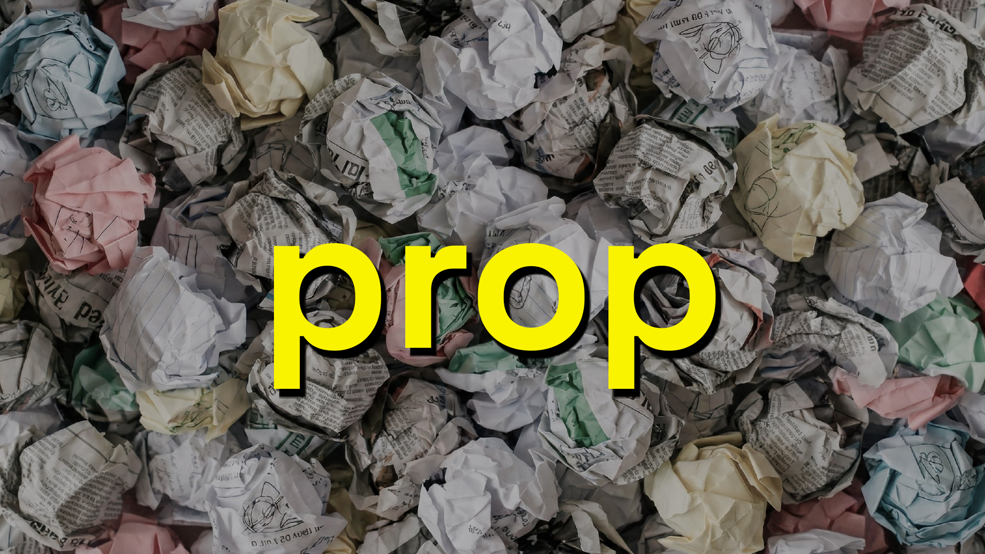 Verleden Heden Toekomst slide 131: prop