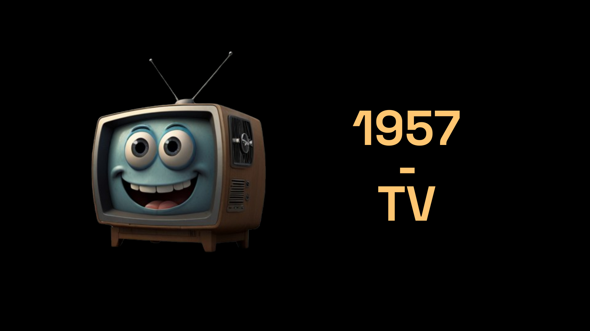 Workshop English slide 36: 1957 - TV