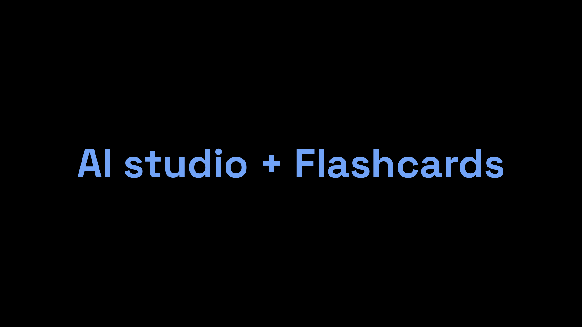 Workshop English slide 126: AI studio + Flashcards