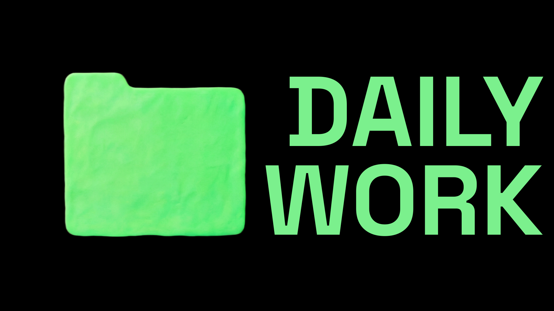 Workshop English slide 132: DAILY WORK