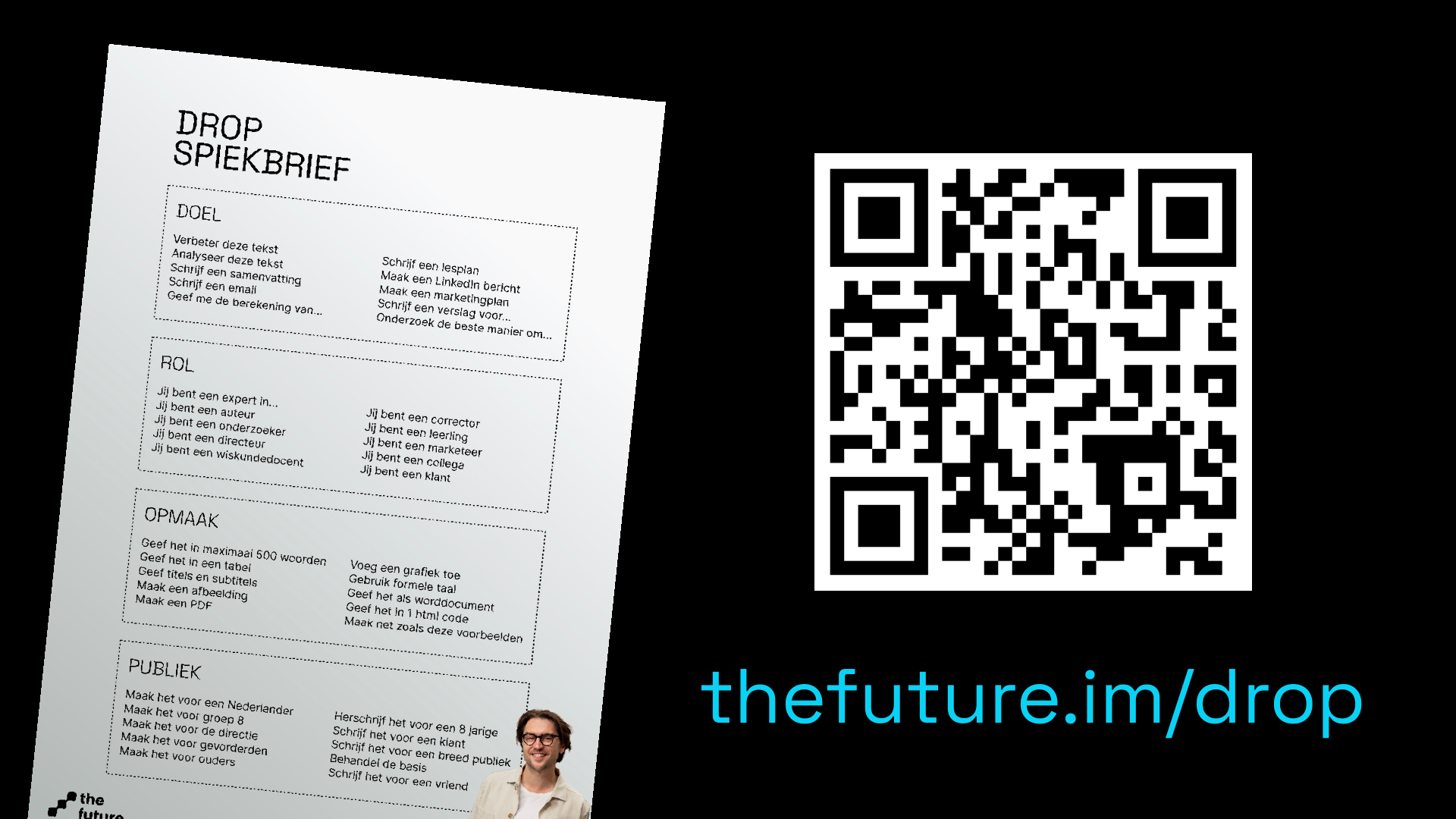 Workshop slide 123: thefuture.im/drop