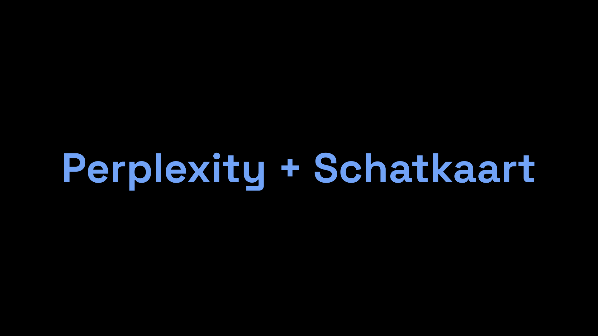Workshop slide 125: Perplexity + Schatkaart